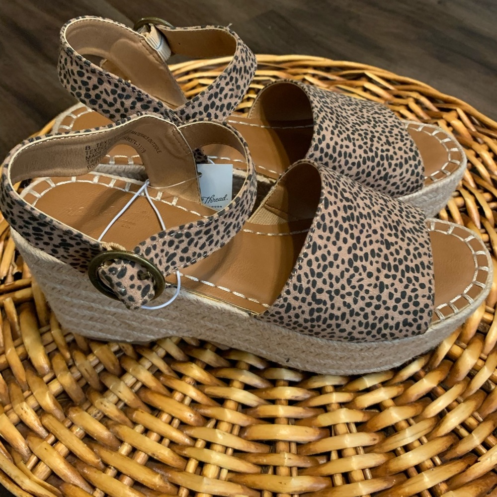 Universal Thread Leopard Espadrille Sandals